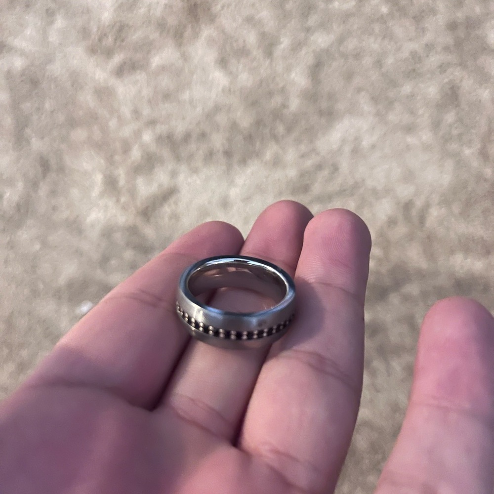 Midnight sapphire men’s ring size 10